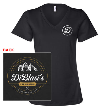 DiBlasi's Ladies Relaxed V-Neck Staff Tee
